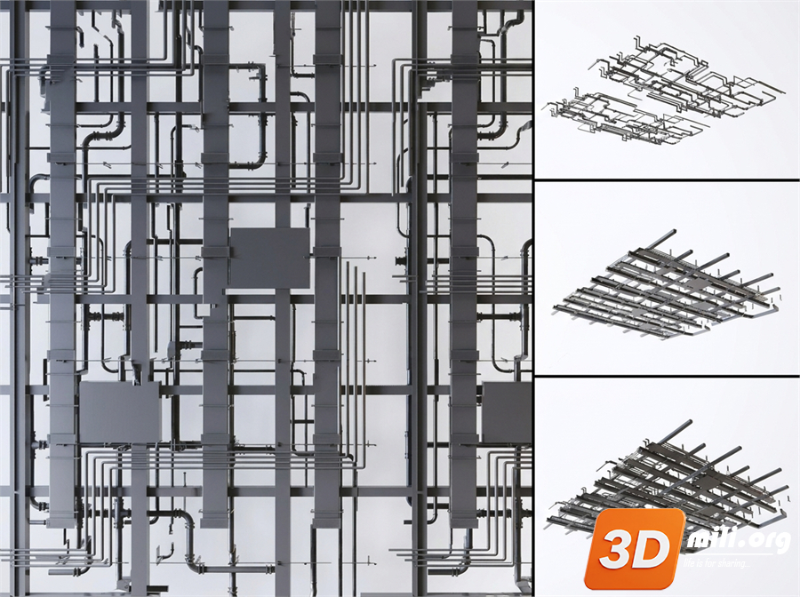 Ceiling Decoration Skp Files